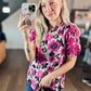 All Dressed Up Embroidered Floral Blouse