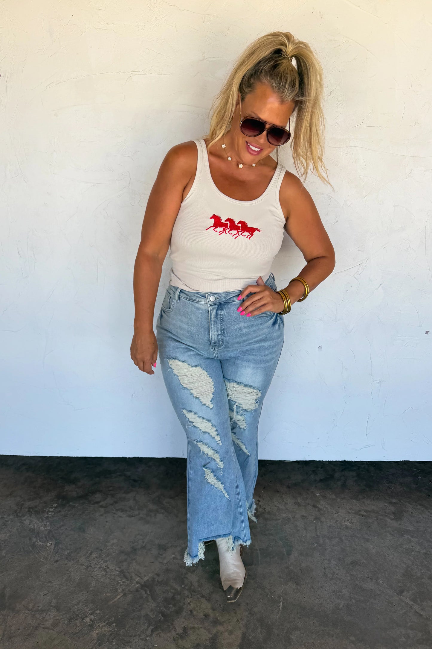 PREORDER: // Lucky Star Urban Distressed Jean // eta October