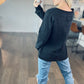 Kasen Vintage Wash Button Top