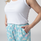 Nova Summer Shorts - Aqua Palm