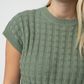 IN STOCK Kelly Knitted Top - Sage