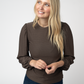 Miranda Dot Top - Brown