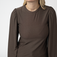 Miranda Dot Top - Brown
