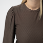 Miranda Dot Top - Brown