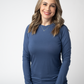 Blair Long Sleeve Top - Blue