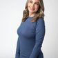 Blair Long Sleeve Top - Blue