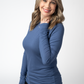 Blair Long Sleeve Top - Blue