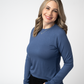 Blair Long Sleeve Top - Blue