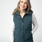 Remy Zip Up Vest - Teal