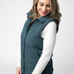 Remy Zip Up Vest - Teal