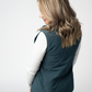 Remy Zip Up Vest - Teal