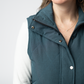 Remy Zip Up Vest - Teal