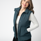 Remy Zip Up Vest - Teal