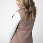 Remy Zip Up Vest - Chestnut