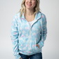 Aqua Zip Hoodie