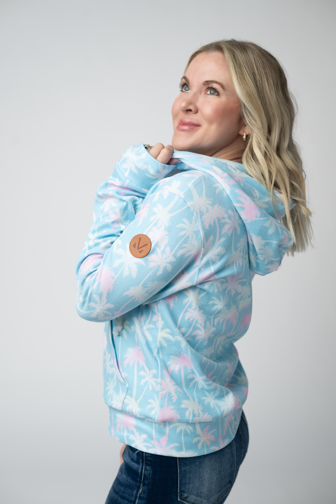 Aqua Zip Hoodie