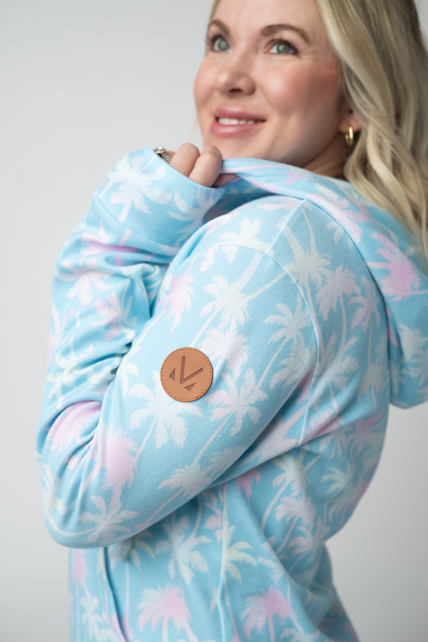 Aqua Zip Hoodie
