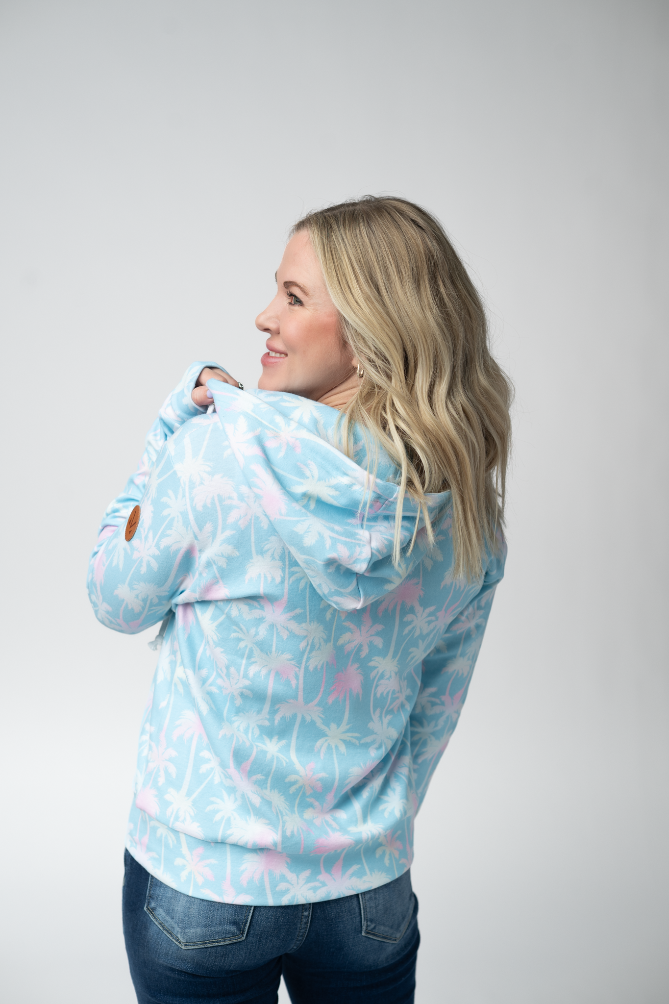 Aqua Zip Hoodie