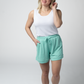 Weslie Waffle Shorts - Turquoise