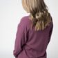 Corrine Ribbed Pullover Top - Plum