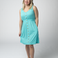 Aqua Beverly Button Dress