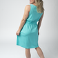 Aqua Beverly Button Dress