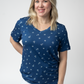 Sophie Top - Nautical Navy
