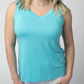 Noelle Tank - Aqua