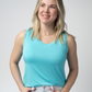 Noelle Tank - Aqua