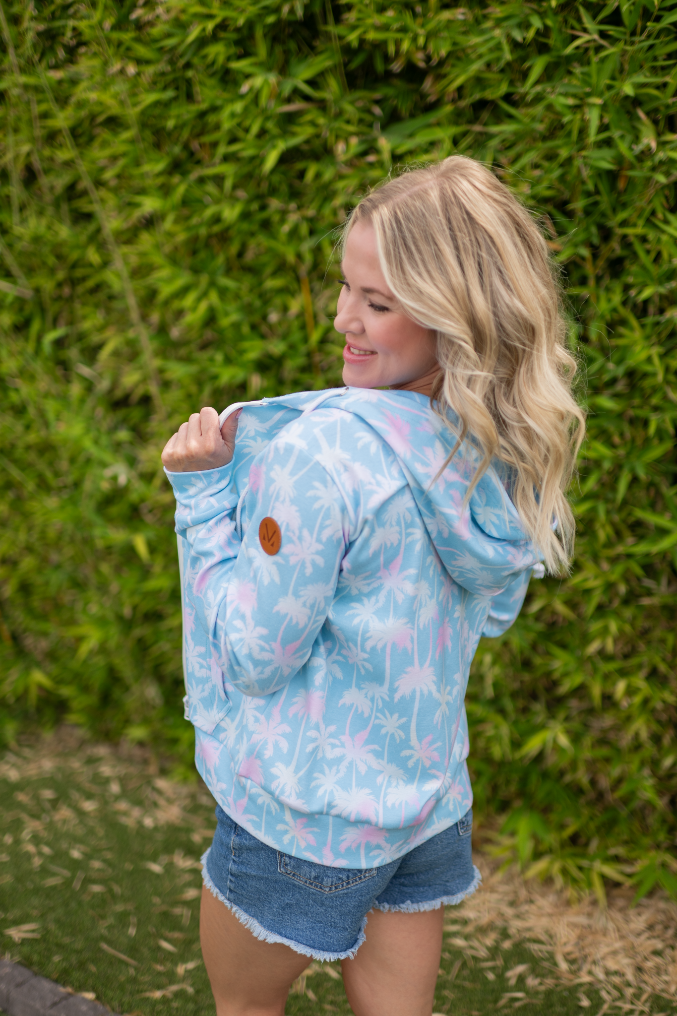 Aqua Zip Hoodie