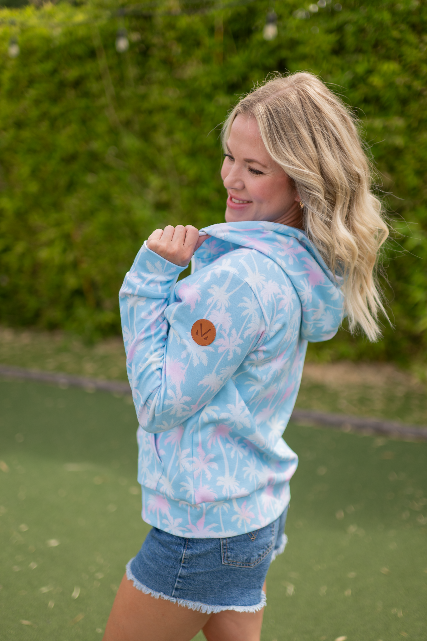 Aqua Zip Hoodie