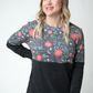 Natalie Pullover - Poinsettia Nights