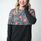 Natalie Pullover - Poinsettia Nights