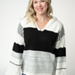 IN STOCK Monochrome Colorblock Hoodie