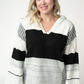 IN STOCK Monochrome Colorblock Hoodie