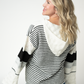 IN STOCK Monochrome Colorblock Hoodie