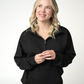 Tatum Quarter Zip - Black
