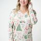 Larissa Long Sleeve - Pink Pine Noel