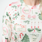Blair Long Sleeve Top - Pink Pine Noel
