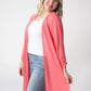 Ellie Cover-Up Kimono - Sunkissed Coral