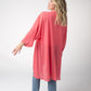 Ellie Cover-Up Kimono - Sunkissed Coral