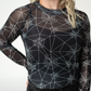 IN STOCK Blair Mesh Long Sleeve Top - Webs