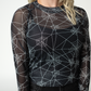 IN STOCK Blair Mesh Long Sleeve Top - Webs