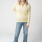 Amelia Striped Hoodie - Lemon