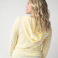 Amelia Striped Hoodie - Lemon