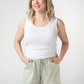 Candice Crinkle Shorts - Light Green