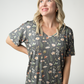 Chloe Cozy Top - Wildflower Meadow
