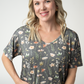 Chloe Cozy Top - Wildflower Meadow