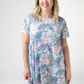Alicia Dress - Tropical Leaf