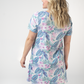 Alicia Dress - Tropical Leaf